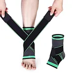 Fully elastic breathable fabric of our ankle sleeve is very strong and offers the best compression for improved join stability and blood circulation. Moreover, the sweat absorbing material used for the ankle braces will keep your feet odor free and dry.